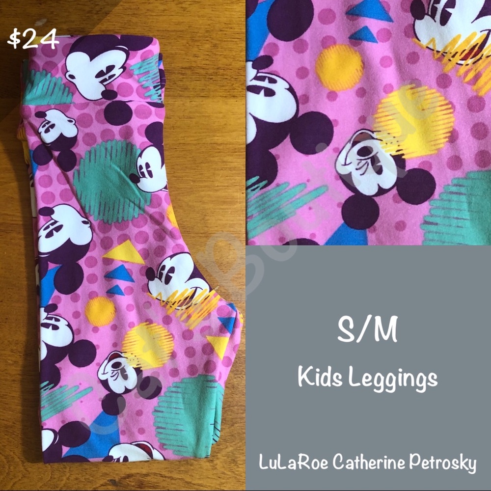LuLaRoe Collection for Disney S/M leggings